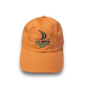 2015 Orange US Open Championships Chambers Bay USGA Golf Hat Cap Adjustable